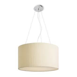   LALO 55 závěsná krémově bílá matný nikl 230V LED E27 3x15W
