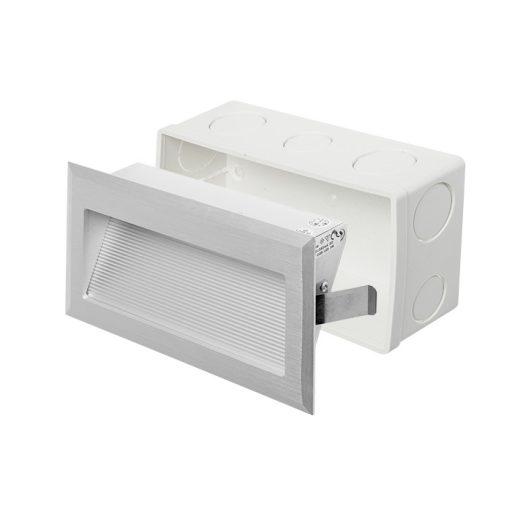 RENDL R10598 INTRO LED mennyezeti lámpa, falba süllyesztett szálcsiszolt alumínium