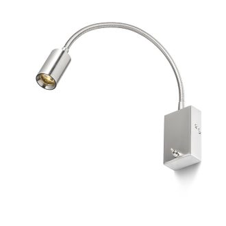   RENDL R10602 VERSA LED spot lámpa, hajlítható nyak matt nikkel