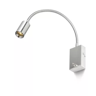 VERSA nástěnná matný nikl 230V LED 3W 40° 3000K