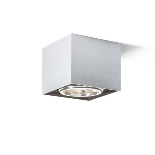RENDL R10610 DEAN felületre szerelhető lámpatest, downlight szálcsiszolt alumínium