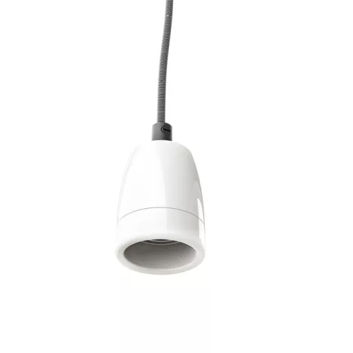 FABIO závěsná sada černá/bílá porcelán 230V LED E27 15W
