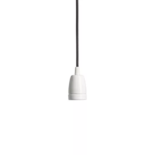 FABIO závěsná sada černá porcelán 230V LED E27 15W