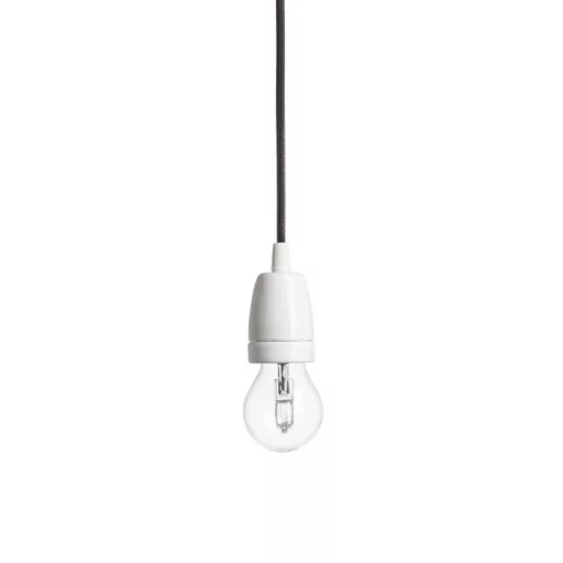 FABIO závěsná sada černá porcelán 230V LED E27 15W