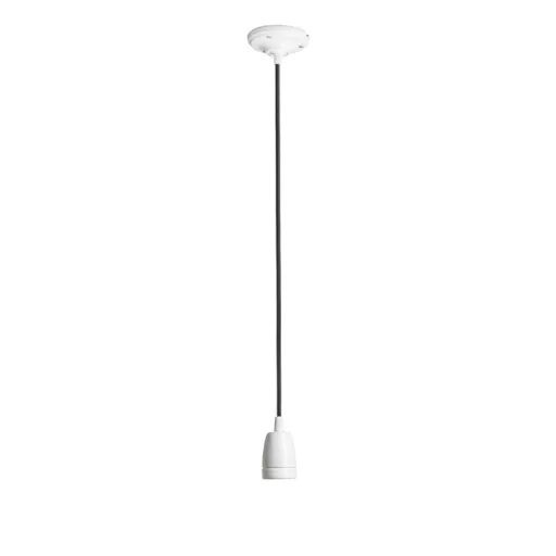 FABIO závěsná sada černá porcelán 230V LED E27 15W
