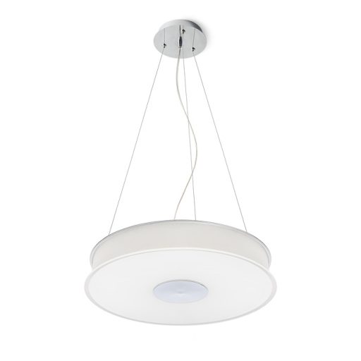 RENDL R10626 ASTERI függőlámpatest, üveg szaténüveg/króm