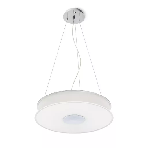 ASTERI závěsná satinované sklo/chrom 230V 2GX13 40W