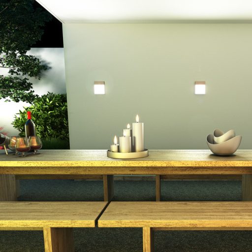 RENDL R11169 VERIA LED kültéri lámpa, szögletes fali IP54 ezüstszürke
