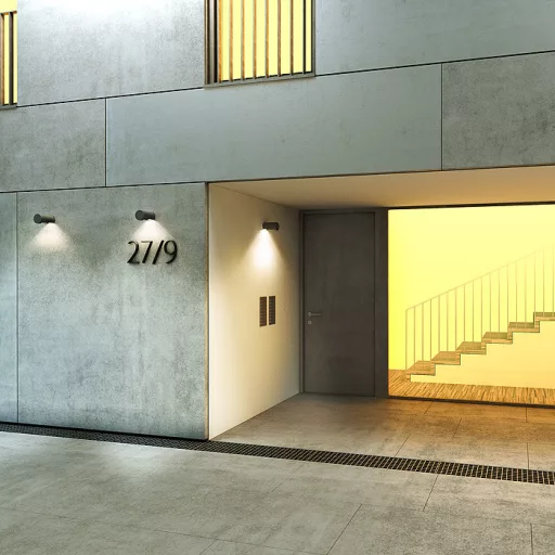 SONET fali lámpa antracitszürke 230V LED 7W IP54 3000K