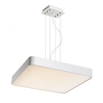   RENDL R11291 MENSA LED függőlámpatest, szögletes műszaki fehér