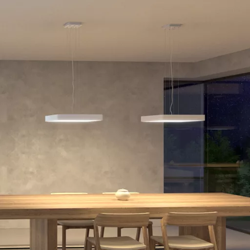 MENSA SQ 48 závěsná bílá 230V LED 56W 3000K