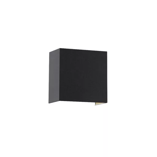 LOPE W 25/14 fali lámpa  Polycotton fekete/arany fólia 230V LED E27 15W