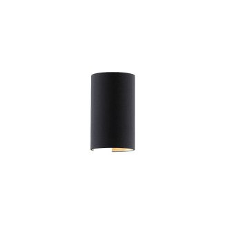   RENDL R11368 RON fali lámpa, dekoratív Polycotton fekete/réz fólia