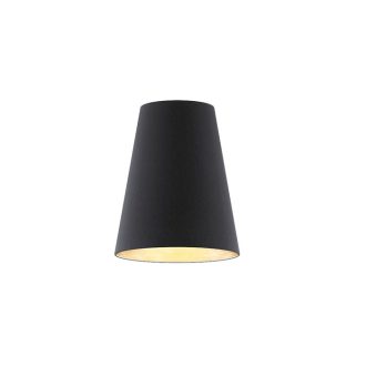   RENDL R11371 CONNY lámpabúra, asztali/állólámpa búrák Polycotton fekete/réz fólia