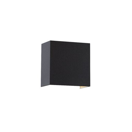 RENDL R11377 LOPE fali lámpa, dekoratív Polycotton fekete/réz fólia