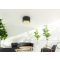 RENDL R11461 DOUBLE lámpabúra, univerzális lámpaernyők Polycotton fekete/arany fólia