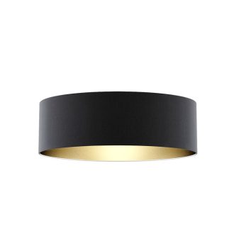   RENDL R11462 RON lámpabúra, univerzális lámpaernyők Polycotton fekete/arany fólia
