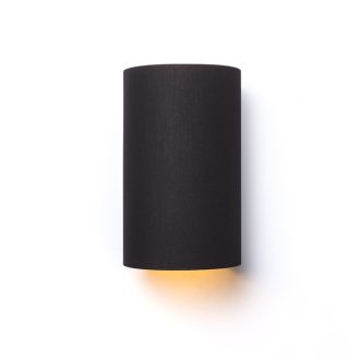   RENDL R11464 RON fali lámpa, dekoratív Polycotton fekete/arany fólia