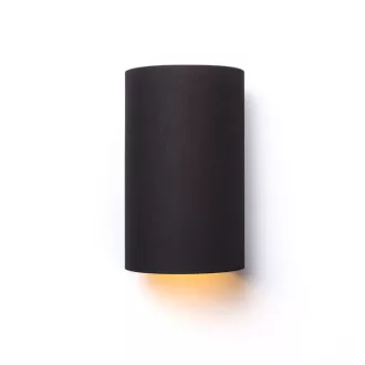   RON W 15/25 fali lámpa  Polycotton fekete/arany fólia 230V LED E27 15W