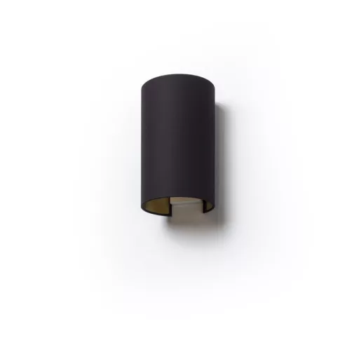 RON W 15/25 fali lámpa  Polycotton fekete/arany fólia 230V LED E27 15W