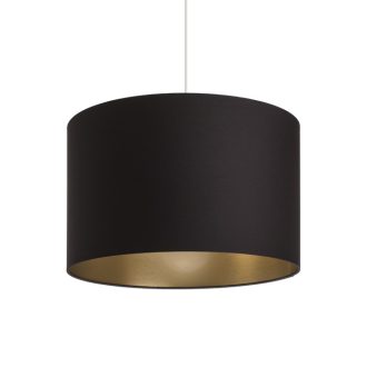   RENDL R11465 RON lámpabúra, univerzális lámpaernyők Polycotton fekete/arany fólia