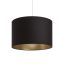 RENDL R11465 RON lámpabúra, univerzális lámpaernyők Polycotton fekete/arany fólia