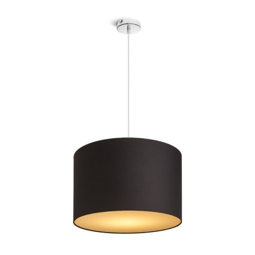 RENDL R11465 RON lámpabúra, univerzális lámpaernyők Polycotton fekete/arany fólia