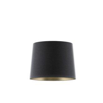   RENDL R11467 ASPRO lámpabúra, függesztett lámpaernyők Polycotton fekete/arany fólia