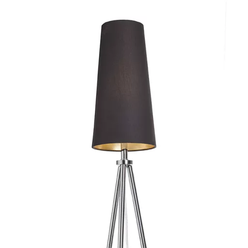 CONNY 15/30 stolní stínidlo Polycotton černá/zlatá fólie max. 23W