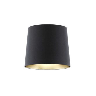   RENDL R11469 CONNY lámpabúra, asztali/állólámpa búrák Polycotton fekete/arany fólia