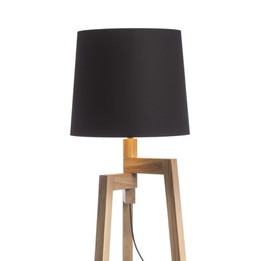 RENDL R11469 CONNY lámpabúra, asztali/állólámpa búrák Polycotton fekete/arany fólia