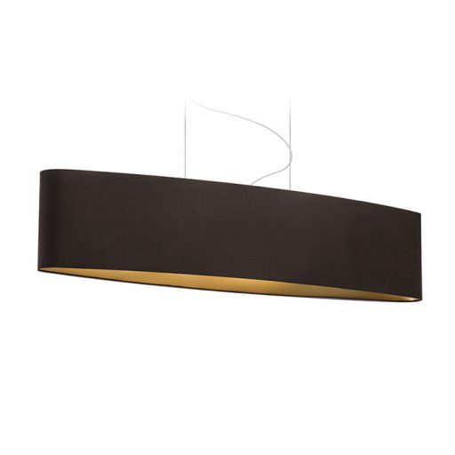 RENDL R11471 CASUAL lámpabúra, univerzális lámpaernyők Polycotton fekete/arany fólia