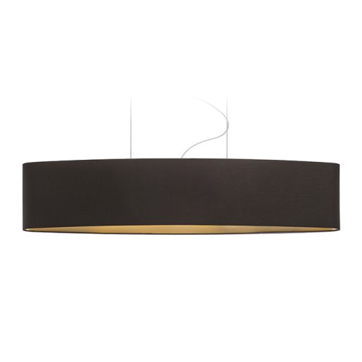 RENDL R11471 CASUAL lámpabúra, univerzális lámpaernyők Polycotton fekete/arany fólia