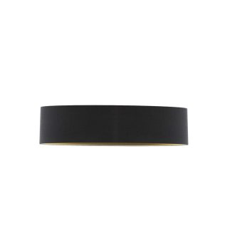   RENDL R11472 CASUAL lámpabúra, univerzális lámpaernyők Polycotton fekete/arany fólia