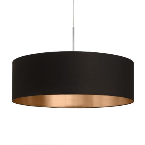 RENDL R11479 RON lámpabúra, univerzális lámpaernyők Polycotton fekete/réz fólia