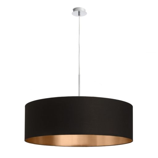 RENDL R11479 RON lámpabúra, univerzális lámpaernyők Polycotton fekete/réz fólia