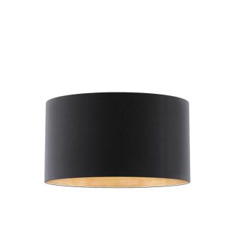   RENDL R11480 RON lámpabúra, univerzális lámpaernyők Polycotton fekete/réz fólia
