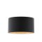 RENDL R11480 RON lámpabúra, univerzális lámpaernyők Polycotton fekete/réz fólia