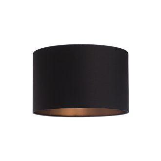   RENDL R11481 RON lámpabúra, univerzális lámpaernyők Polycotton fekete/réz fólia