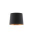 RENDL R11483 ASPRO lámpabúra, függesztett lámpaernyők Polycotton fekete/réz fólia