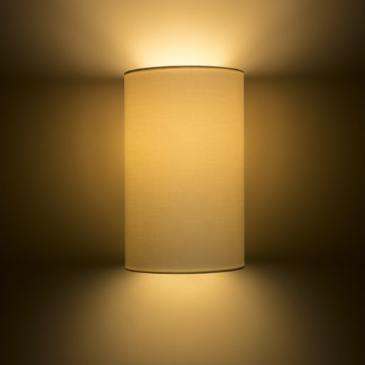 RENDL R11492 RON fali lámpa, dekoratív Polycotton fehér/fehér PVC