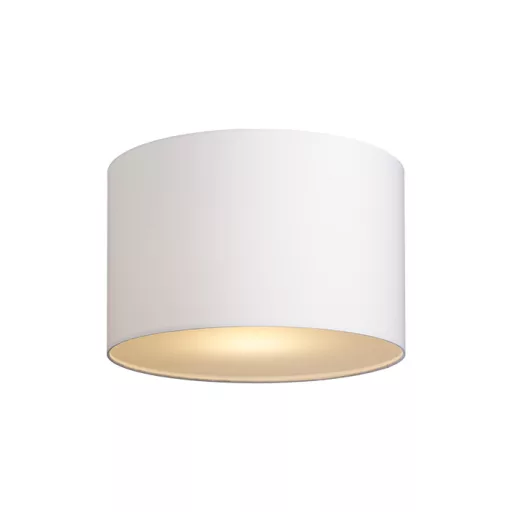 RON 40/25 stínidlo Polycotton bílá/bílé PVC max. 23W