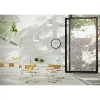 ASPRO 40/30 stínidlo Polycotton bílá/bílé PVC max. 23W