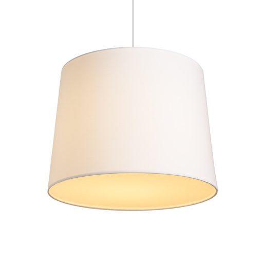RENDL R11495 ASPRO lámpabúra, függesztett lámpaernyők Polycotton fehér/fehér PVC