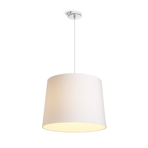 RENDL R11495 ASPRO lámpabúra, függesztett lámpaernyők Polycotton fehér/fehér PVC