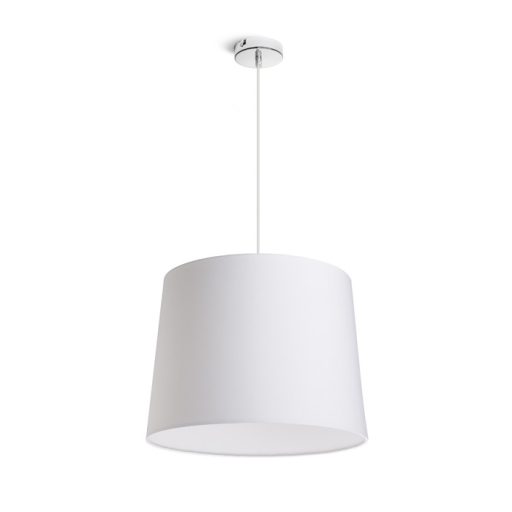 RENDL R11495 ASPRO lámpabúra, függesztett lámpaernyők Polycotton fehér/fehér PVC