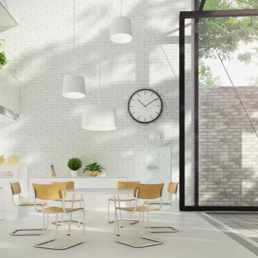 ASPRO 40/30 stínidlo Polycotton bílá/bílé PVC max. 23W