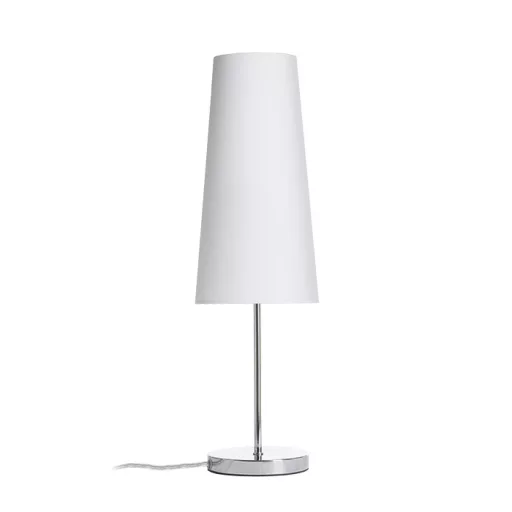 CONNY 15/30 stolní stínidlo Polycotton bílá/bílé PVC max. 23W