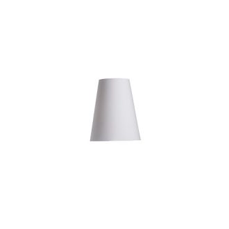   RENDL R11497 CONNY lámpabúra, asztali/állólámpa búrák Polycotton fehér/fehér PVC
