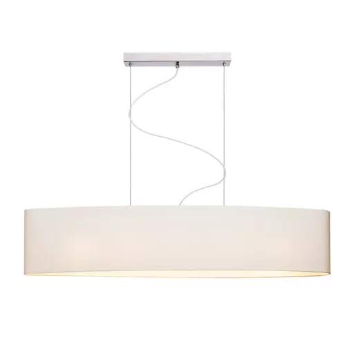 CASUAL 120/25 stínidlo Polycotton bílá/bílé PVC max. 23W